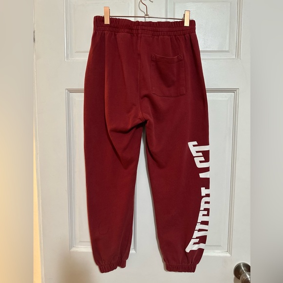 {Zara X Everlast} Cool Athletic Sweatpants Burgundy kids Sz 11-12 Yrs - Picture 11 of 16